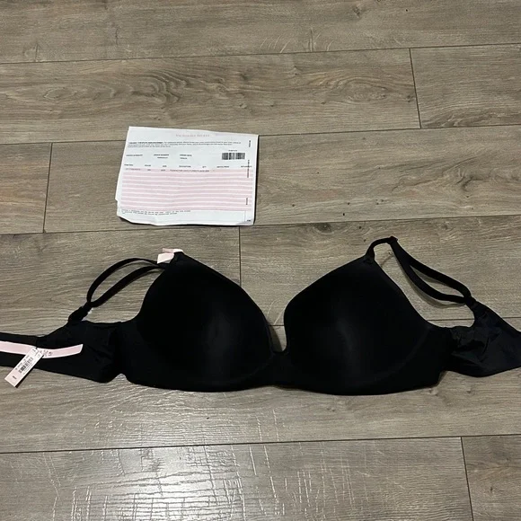 NWT Victoria's Secret Black Strappy Bra 38DD - Picture 12 of 16
